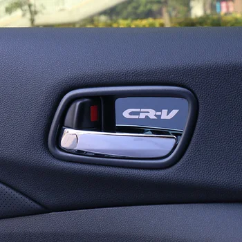 Honda CRV CR-V 2012 m. 2013 m. M. m. 2016 Automobilio duris dubenėlį, papuošti pataisų interjero Rankena Raštas Dangtelio lipdukas