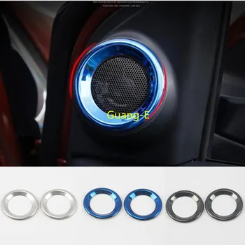 Honda CRV CR-V 2017 2018 2019 2020 automobilių nerūdijančio plieno vidinė priekinio trikampio garso kalbėti garso padengti žiedo ratą apdaila