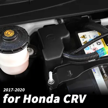 Honda CRV CR-V 2017 2018 2020 akumuliatoriaus apsaugos dangtelį variklio skyriuje baterija neigiamas apsaugos dangtelio apdaila modif