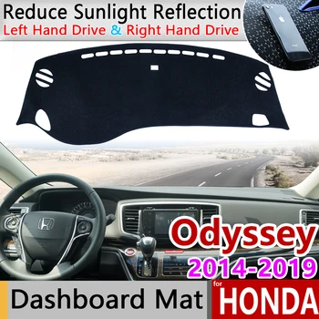 Honda Odyssey~2019 JDM Modelis neslystantis prietaisų Skydelio Kilimėlis Padengti Trinkelėmis skėtį nuo saulės Dashmat Apsaugoti Kilimą, Automobilių Reikmenys RC1 tik rc2