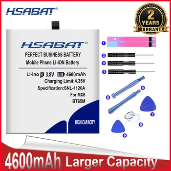 HSABAT Baterija MEIZU MX6 PRO 6 4600mAh BT65M nemokamas pristatymas+sekimo numerį
