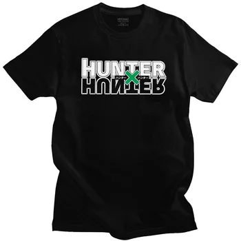Hunter X Hunter Vyrų Marškinėlius iš Anksto sumažėjo Medvilnės Japonija, Anime, Manga Tee Viršūnes Mados HXH Marškinėliai trumpomis Rankovėmis Vasarą, T-marškinėliai, Drabužiai