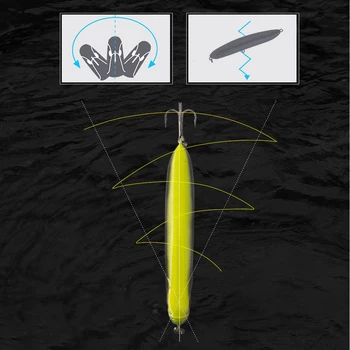 Hunthouse V pieštuku masalu suvilioti stickbaits dirbtinis masalas 90mm 19g nuskendo plaukimo veiksmų Japonija kabliukai, 6 spalvų