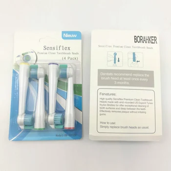 HXHX2012 Sensiflex Elektriniai dantų Šepetėlis Galvutės Soft Bristle 4pcs(1pack)