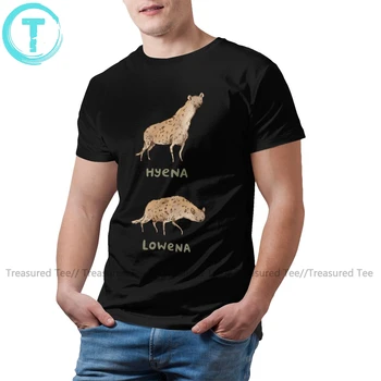 Hyena Marškinėliai Hyena Lowena T-Shirt Trumpas Rankovėmis Įdomus Tee Marškinėliai XXX Vasaros Vyrų Spausdinti Medvilnės Marškinėlius