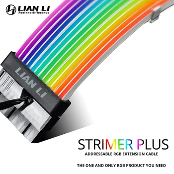 Ilgiklis Rinkinys Lian Li Strimer Plius Rgb Pc Adresuojamo 5v A-Rgb kabelis Plokštė Atx 24pin PCI-E Gpu 8pin Formulamod