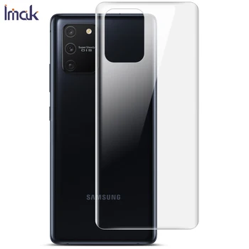 Imak 2vnt Jautrus Skaidrus Hidrogelio Plonų Plėvelių Samsung Galaxy S10 Lite A91 3D Pilnas draudimas Lenkti Soft Screen Protector