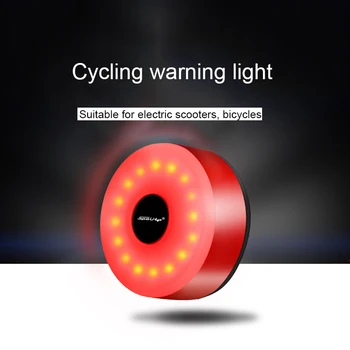 Imamas Dviračių saugos įspėjamoji lemputė tinka XIAOMI M365 / Pro ES1 ES2 ES4 elektrinis motoroleris, dviratis