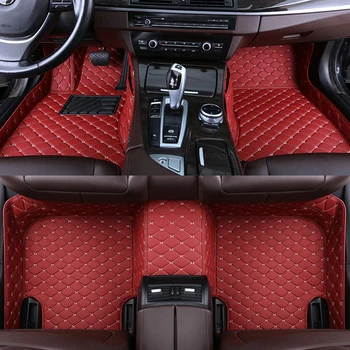 Individualizuotos automobilių grindų kilimėlis bmw 5 Serijos F10, F11, E60 520i 525i 528i530E 530i 535d 535i 540i 550i xDrive 5er Touring kilimų alfombra