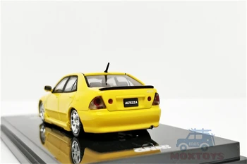 INNO 1:64 Toyota Altezza RS200 geltona Japonijos Specialusis Modelis su papildomais ratais ir lipdukai Diecast Modelio Automobilių