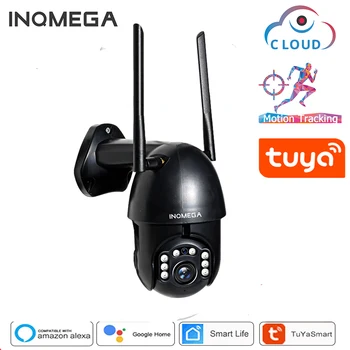 INQMEGA WiFi 1080P IP Kamera, Wireless Auto stebėjimo PTZ Speed Dome Kamera Lauko CCTV Saugumo Priežiūros pridėti 