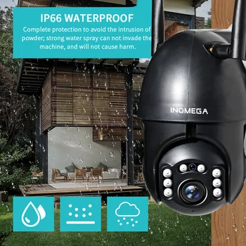 INQMEGA WiFi 1080P IP Kamera, Wireless Auto stebėjimo PTZ Speed Dome Kamera Lauko CCTV Saugumo Priežiūros pridėti 
