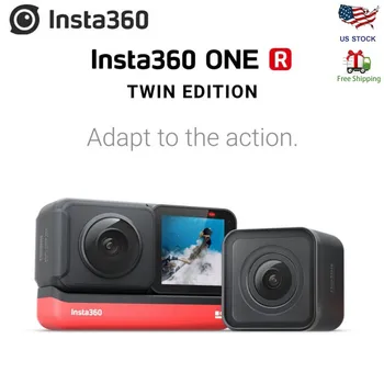 Insta360 VIENAS R 360 Veiksmai, Fotoaparatas,su Flowstate Stabilizavimo,4K Vaizdo Realiu Laiku WiFi Perdavimo Veiksmai, Fotoaparatas Insta360 ONE X