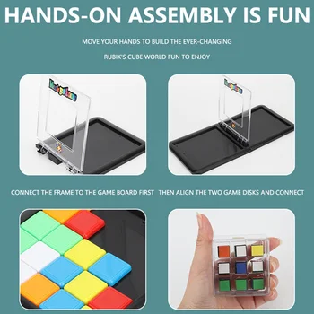 Interaktyvus Spalvingą Mūšis Sporto Tėvų-Vaikų Žaidimo Cube 3D Puzzle Race Cube Darbalaukio Švietimo Šalis Žaidimas Žaislas Vaikams Suaugusieji