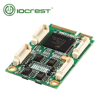 IOCREST EXAR 17V354 Mini PCI Express 4 Ports (RS422/485) db9 (Com Pusę Dydžio Mini Pcie Nuoseklųjį Prievadą Pramonės Valdiklio plokštė