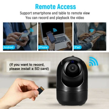 Ip kameros 2021 NAUJĄ protingų namų 1080P HD vaizdo stebėjimo Kamera Belaidžio Saugumo kamerų Prietaisas su Automatinio Stebėjimo kameros wifi