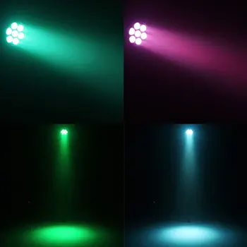 IP65 Vandeniui atspari Apšvietimo LED Par 7x18W RGBWA UV DMX512 Valdytojas Kalėdų Lauko Šalies DJ Dicos Parko estrada Poveikis Žibintai
