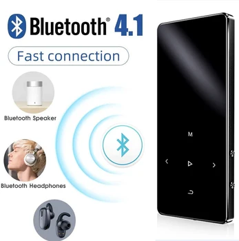 IQQ T2 Bluetooth 4.2 Lossless MP3 Player 40GB HiFi Nešiojamųjų Garso Walkman Su FM Radijas, EBook, Diktofonas, MP3 Muzikos Grotuvas
