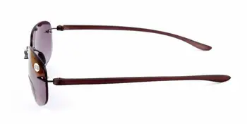 ISENGHUO Beveik nematoma Linija, Bifocal Akiniai Skaitymui Vyrų, Moterų Sporto Sunglasse Reades Dvigubas šviesos Taškus Glasse Oculos