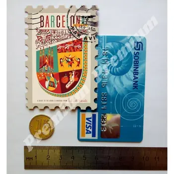 Ispanija vinilo suvenyrų magnetas derliaus turizmo plakatas