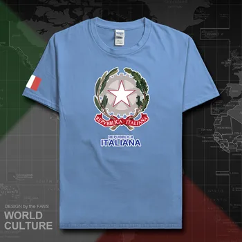 Italija Italija italijos marškinėliai vyras 2018 t-shirts tautos grupė medvilnės sporto salėse gerbėjų Megztiniai streetwear fitneso ITA šalies viršūnės 20