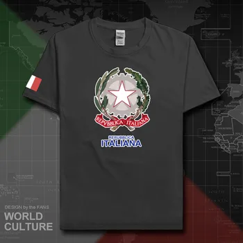 Italija Italija italijos marškinėliai vyras 2018 t-shirts tautos grupė medvilnės sporto salėse gerbėjų Megztiniai streetwear fitneso ITA šalies viršūnės 20