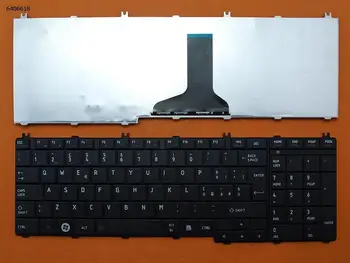 Italijos išdėstymo nauja laptopa pakeisti nešiojamojo kompiuterio klaviatūrą skirtą TOSHIBA Satellite C650 C660 L650 L670 JUODA