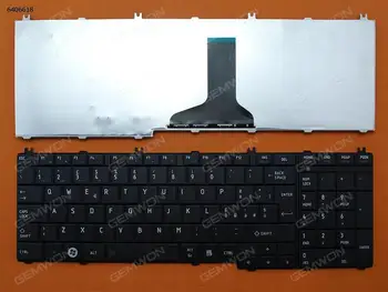 Italijos išdėstymo nauja laptopa pakeisti nešiojamojo kompiuterio klaviatūrą skirtą TOSHIBA Satellite C650 C660 L650 L670 JUODA