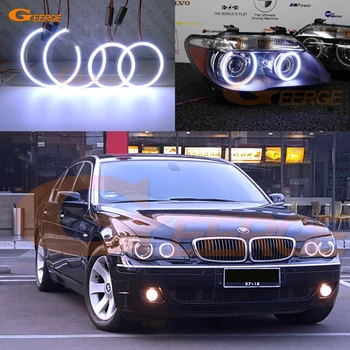 Itin šviesus COB led angel eyes halo žiedai Dienos Šviesos E66 BMW E65 Facelift 730 d 730i 735i 740i 745i 750I 760i 750Li 760Li