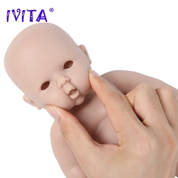 IVITA WB1505 30cm 1100g Pilnas Silikono Reborn Baby Lėlės Unpainted Nebaigtų Minkštos Lėlės 