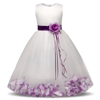 Išgalvotas Gėlių Vaikų Princesė Suknelės Mergaitė Vaikas Ceremonijos Šalies Drabužių Jaunimo Vaikas Vestuvinė Suknelė Paauglių Mergina Prom Kamuolys Suknelė
