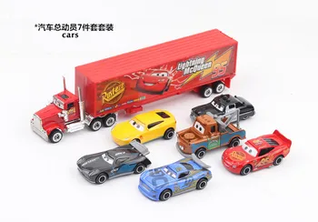 Išskirtinis Rinkinys, 7 Stebuklas Žaislai Automobilių Automobilių Visuotinės Mobilizacijos Kostiumas Lydinio Sunkvežimių Diecast Metal Automobilio Modelį Berniukai Dovanos Automobilio Žaislas