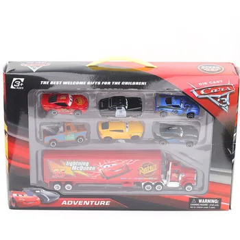 Išskirtinis Rinkinys, 7 Stebuklas Žaislai Automobilių Automobilių Visuotinės Mobilizacijos Kostiumas Lydinio Sunkvežimių Diecast Metal Automobilio Modelį Berniukai Dovanos Automobilio Žaislas