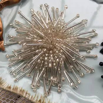 Išskirtinį string 3D gėlių Vamzdis karoliukai pleistras medžiaga lipdukai 