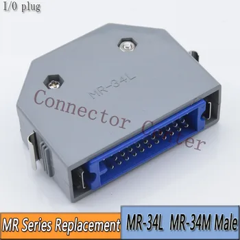 J. serijos jungtis 34Pin vyrų Conpatible su MR-34M+ MR-34L