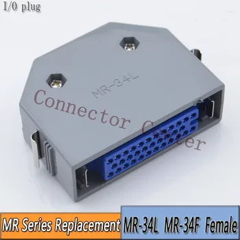 J. serijos jungtis 34Pin vyrų Conpatible su MR-34M+ MR-34L