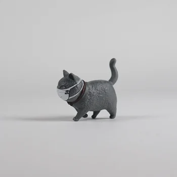 Japonija Išgydyti Departamento Facemas Katė Puikus 3D Šaldytuvas Pasta Modeliavimas Kačiukas Animacinių filmų Gyvūnų Šaldytuvas Magnetai Kambario Apdaila