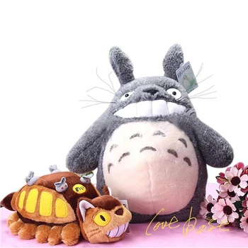 Japonija Totoro lėlės, pliušiniai žaislai mažai Totoro ghibli lėlė mergaitė gimtadienio dovana
