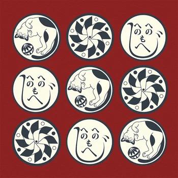 Japonijos furoshiki poliesteris / Japonija klasikinis Tradicija spausdinti 70cm / Daug Naudoja