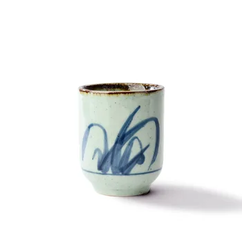 Japonijos ir korėjos-Stiliaus, Tiesios keramikinis Puodelis Kinijos Ranka-Dažytos Kūrybos Teacup Kavos Puodelis Orchidėja, Pienas, Indeliuose 3 Stilius Neprivaloma