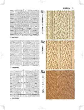 Japonijos Mezgimo Modeliai Knygoje Kinų Adatų mezgimo modelio ir nėrimo modelio Megztinis mezgimo pamoka knygos Vilnos audiniai