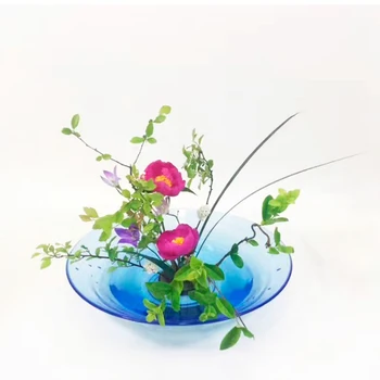 Japonų Ikebana Suiban Gėlių Vandens Dėklas Plokštė, Šviežios Gėlės Organizuoti