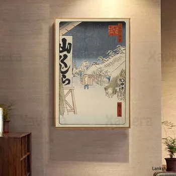 Japonų Stiliaus Tradicinį Kraštovaizdį Plakatas Drobė Menas Spausdinti Drobės Tapybos Sienos Paveiksl Namų Sienų Dekoras