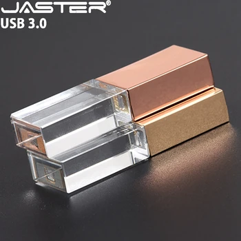JASTER USB 3.0 Kristalų Pen Ratai Sidabro USB Flash Drive 4GB 8GB 16GB 32GB 64GB Juodas Flash Kortelės Disko Golden Flash Atminties kortelė