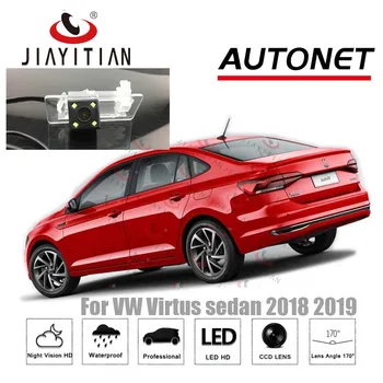 JiaYiTian galinio vaizdo kamera VW Virtus sedanas 2018 2019 2020/CCD/Night Vision/Backup Fotoaparatas/Atgal Fotoaparatas licencijos Veidrodinis fotoaparatas