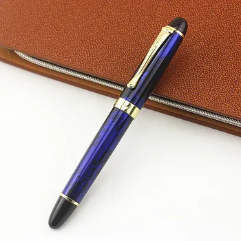 Jinhao X450 mėlynos ir aukso studentų office rašymo, rašikliai roller ball pen 0,7 mm taškas vykdomosios metalo raštu prekės rašikliai
