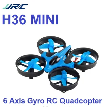 JJRC H36 Mini Drone 2.4 G 4CH 6 Ašį Greitis 3D Flip Begalvis Režimu RC Drone RC Quadcopter Dovana RTF Su Dviem baterija VS E010 H8 Mini