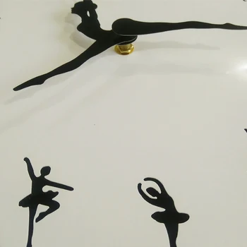 Joid ' art sieniniai laikrodžiai akrilo Baleto žiūrėti europa portretas horloge skaitmeninis laikrodis, namų dekoro Kambarį lipdukai