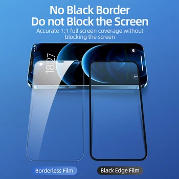Joyroom 2VNT Screen Protector, Grūdintas Stiklas iPhone 12 Pro Max 12 Mini Pilnas draudimas Apsauginis Stiklas iPhone 12 Pro Max