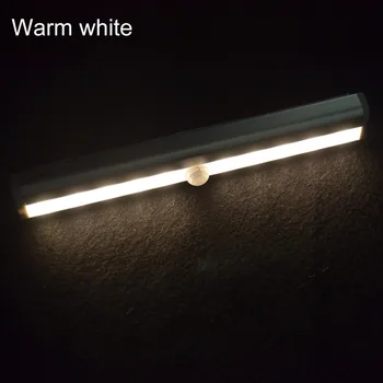 Judesio Jutiklis LED Nakties Šviesa 6 10 Led Didelio Šviesos srauto Belaidis PIR Lempos Pagal Kabineto Žibintai Virtuvės Spinta Avarinis Apšvietimas